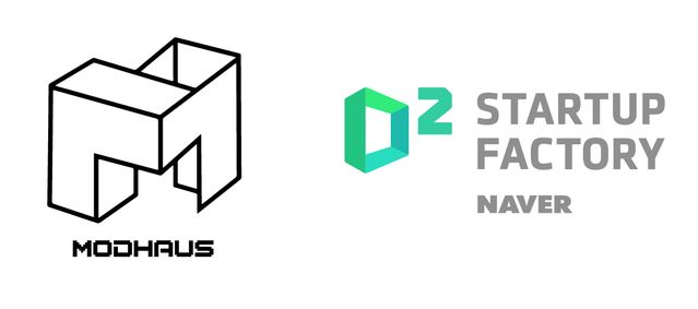 모드하우스, 네이버 D2SF 로고