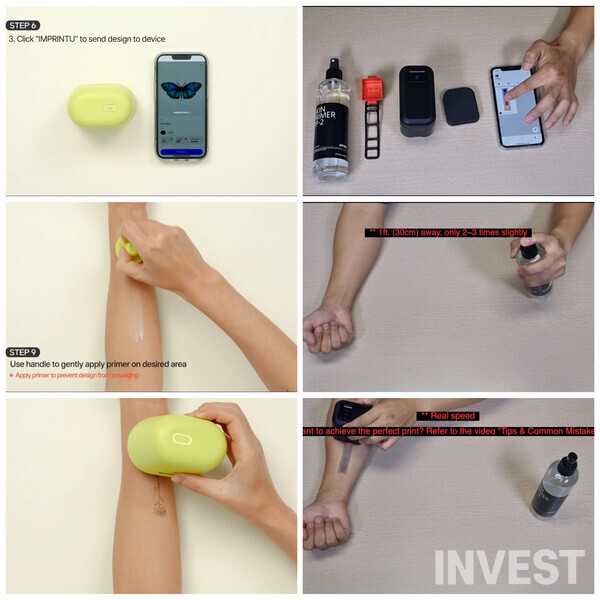 (왼쪽) LG생활건강 임프린투, (오른쪽) 프링커코리아 프링커 = LG생활건강, 프링커코리아 제공