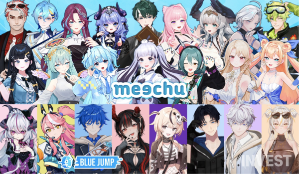 ▲'스콘' 소속 버추얼 크리에이터 (출처 = 네이버 D2SF)